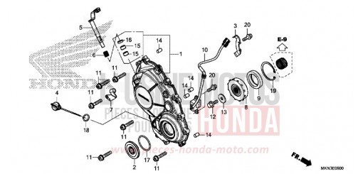 COPERCHIO CARTER MOTORE DESTRO CB650RAK di 2019
